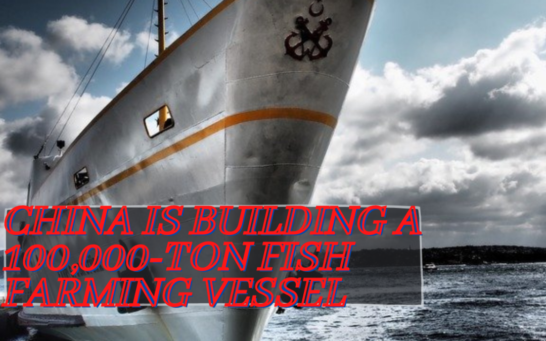 China is Building a 100,000-Ton Fish Farming Vessel