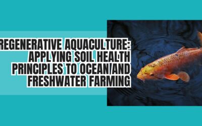 Regenerative Aquaculture: Applying Soil Health Principles to Ocean and Freshwater Farming