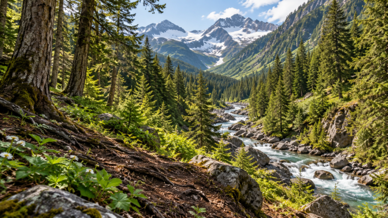 How Mountain Forests Regulate Water: From Rainfall and Snowmelt to Streams